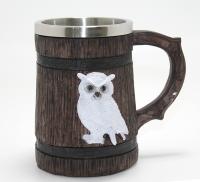 Harry Potter Hedwig Temalı 3D Kabartmalı Çelik Kupa Bardak Alk4378