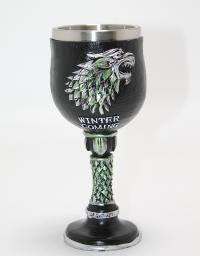 Game Of Thrones House Stark 3D Kabartmalı Çelik Kadeh Bardak Alk4379