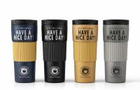 600 Ml Have A Nice Day" 600 Ml Çift Katmanlı Paslanmaz Çelik Termos Mug Alk4624