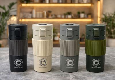 350 Ml Paslanmaz Çelik Termos Dereceli Mug - Sızdırmaz Kapaklı Çift Katmanlı Dereceli Termos  Alk4626