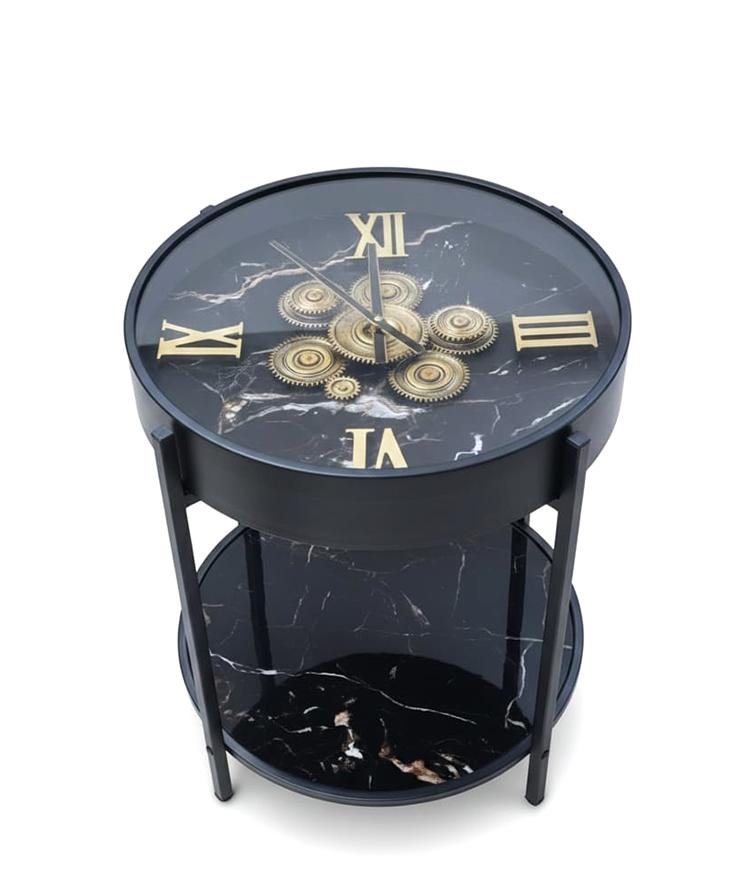 Metal Çarklı Sehpa Saat Alk4846