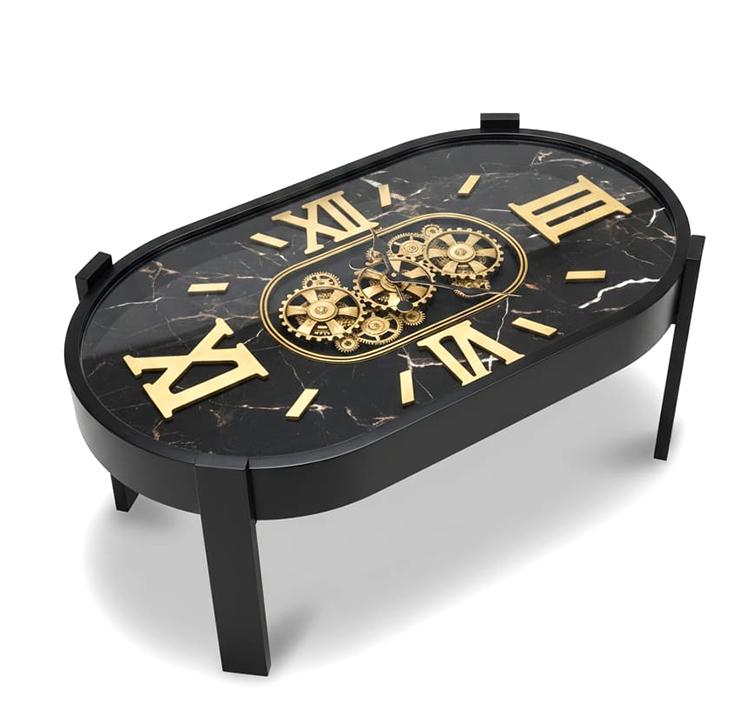Metal Çarklı Sehpa Saat Alk4867