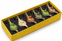 Dekoratif Swarovski Taşlı Alaaddin Sihirli Lambası 6’Lı Set. Alk6186
