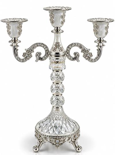 Kristal Şamdan Mumluk Alk6395