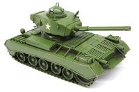 Dekoratif Haki Yeşil Metal Tank Vintage Tasarım