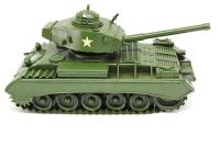 Dekoratif Haki Yeşil Metal Tank Vintage Tasarım