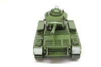 Dekoratif Haki Yeşil Metal Tank Vintage Tasarım