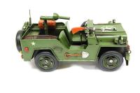 Dekoratif Metal Askeri Jeep Vintage Tasarım