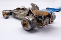 Dekoratif Metal Double Doozer Yarış Arabası Retro Tasarım