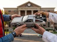 Dekoratif Metal Geleceğe Dönüş DeLorean Dmc-12 Araba