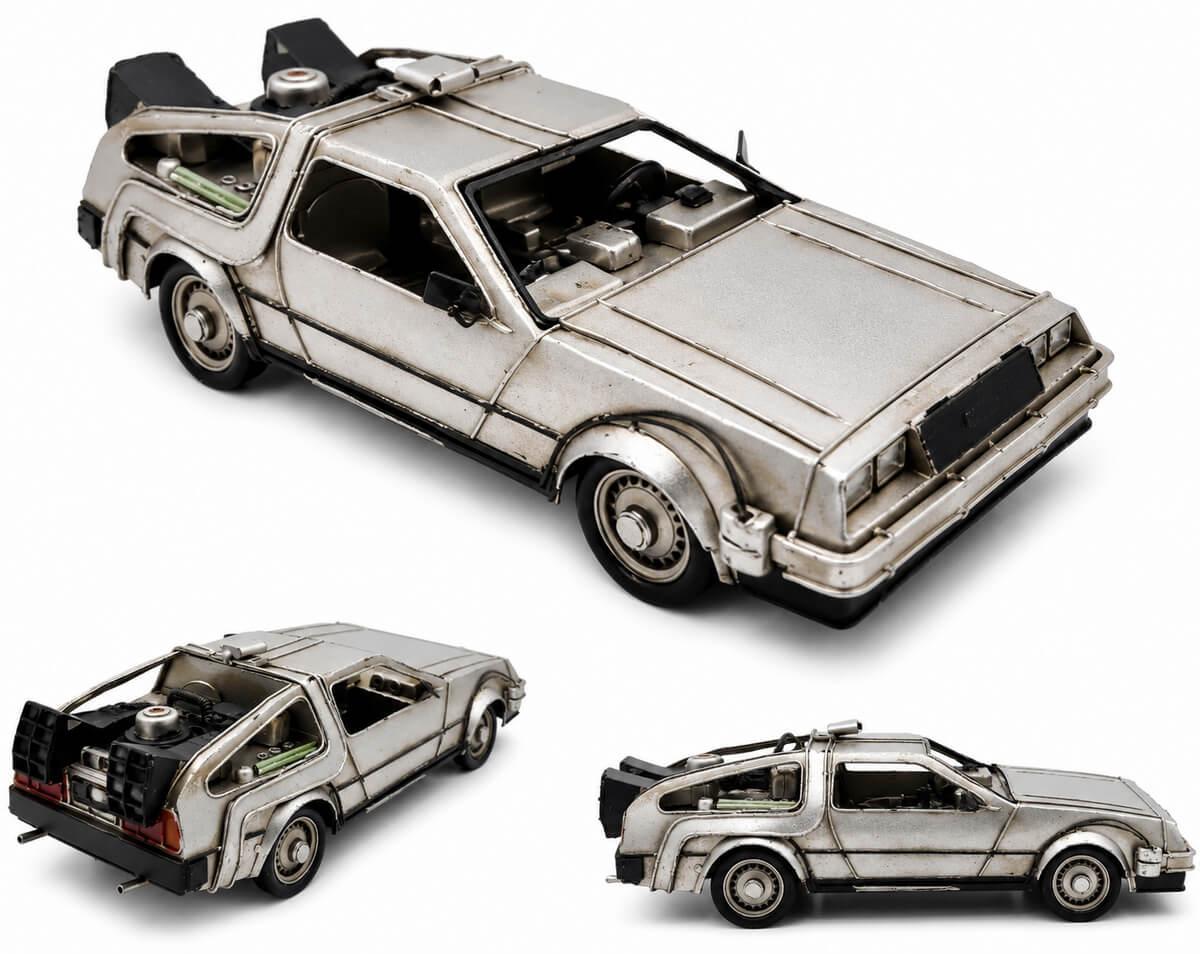 Dekoratif Metal Geleceğe Dönüş DeLorean Dmc-12 Araba
