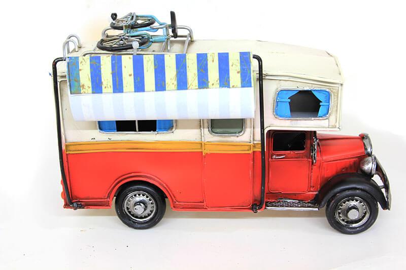 Dekoratif Metal Karavan Tenteli Model