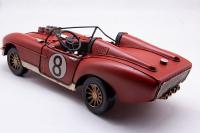 Dekoratif Metal Klasik Roadster Yarış Arabası Retro Tasarım