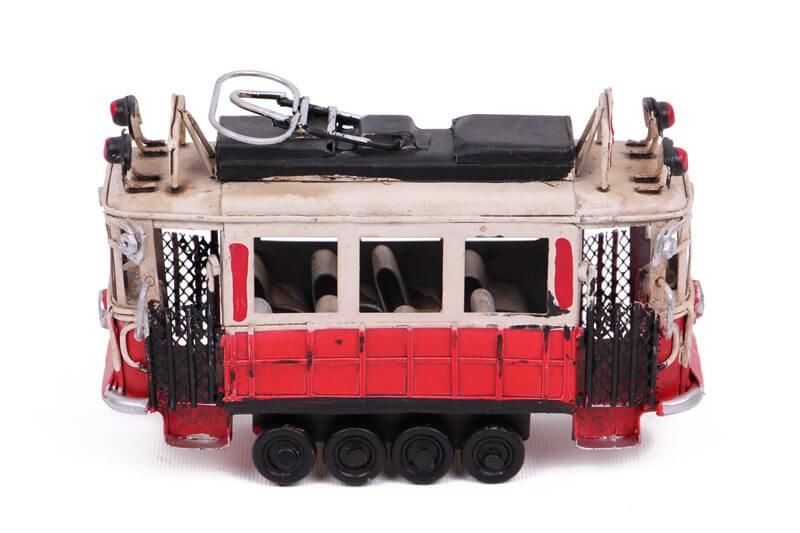 Dekoratif Metal Taksim Tramvay Kumbaralı Küçük