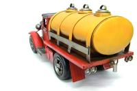 Dekoratif Metal Tanker Kamyon Vintage Tasarım