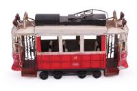 Dekoratif Metal Tarihi Taksim Tramvay 24 cm
