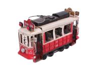 Dekoratif Metal Tarihi Taksim Tramvay 24 cm