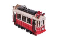 Dekoratif Metal Tarihi Taksim Tramvay 24 cm