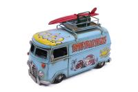 Dekoratif Metal Vosvos Minibüs Çerçeveli ve Kumbaralı Model 2