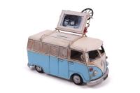 Dekoratif Metal Vosvos Minibüs Çerçeveli ve Kumbaralı Model