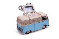Dekoratif Metal Vosvos Minibüs Çerçeveli ve Kumbaralı Model