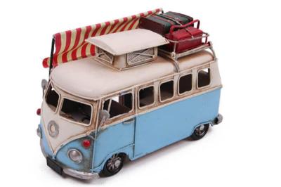 Dekoratif Metal Vosvos Minibüs Çerçeveli ve Tenteli Model