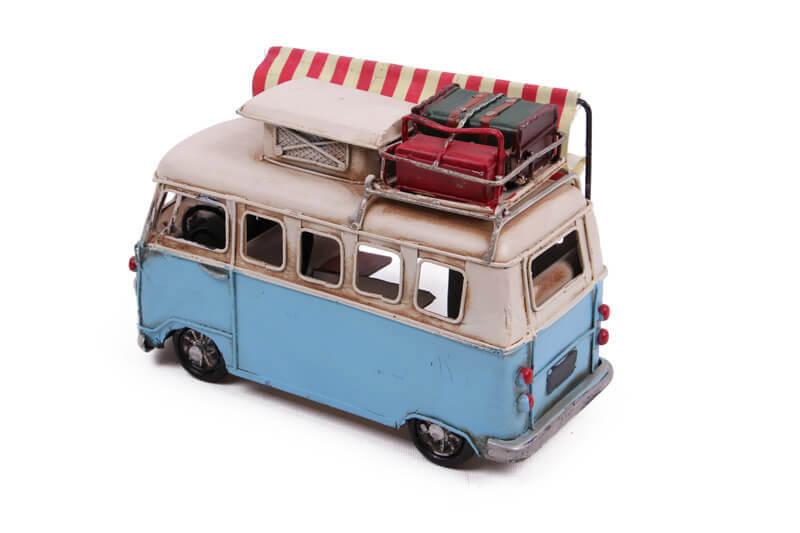 Dekoratif Metal Vosvos Minibüs Çerçeveli ve Tenteli Model