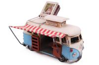 Dekoratif Metal Vosvos Minibüs Çerçeveli ve Tenteli Model