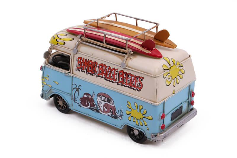 Dekoratif Metal Vosvos Minibüs Kalemlik ve Çerçeveli Model