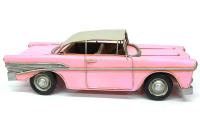 Dekoratif Pembe Metal Klasik Pembe Chevrolet Araba