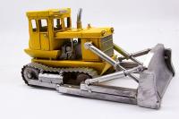 Dekoratif Sarı Metal Buldozer Vintage Tasarım
