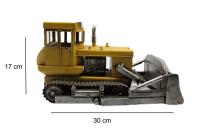 Dekoratif Sarı Metal Klasik Buldozer Vintage Tasarım Model 2