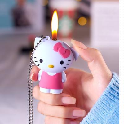 Hello Kitty Tasarımlı Anahtarlıklı Gazlı Çakmak