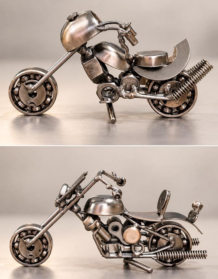 Metal Bilyeli Motor Küçük Boy Alk6233