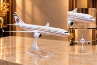 Metal Etihad Airways Yolcu Uçağı Maketi Standlı Dekoratif  Alk6149
