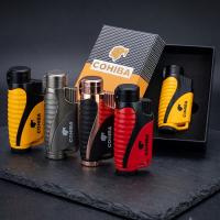 Cohiba Metal 3 Torch Pürmüz Jet Alev Çakmağı (4 renk)
