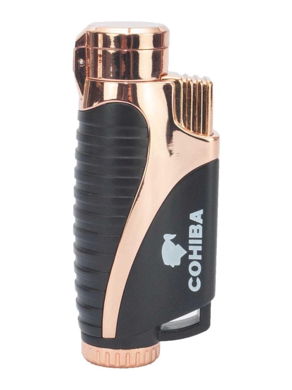 Cohiba Metal 3 Torch Pürmüz Jet Alev Çakmağı (4 renk)