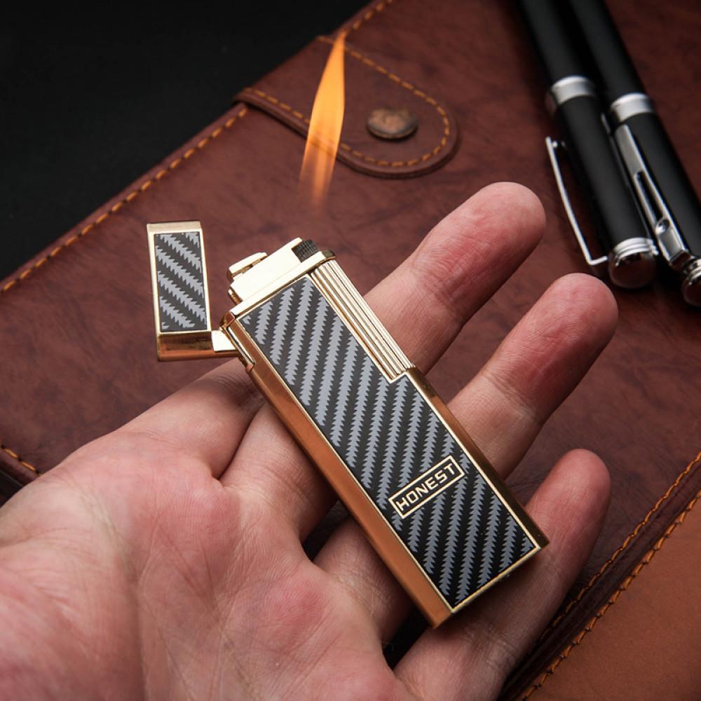 Honest İnce (Slim) Tasarımlı Yandan Çarklı Metal Çakmak