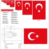 Şanlı Türk Bayrağı Alpaka Kumaş - Tüm Ölçüler