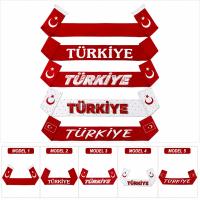 Türkiye Bayraklı Taraftar Atkısı 17x140 cm (5 Model)