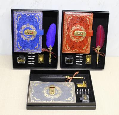 Şifreli Deri Defter Ve Divit Hokka Seti Alk4726