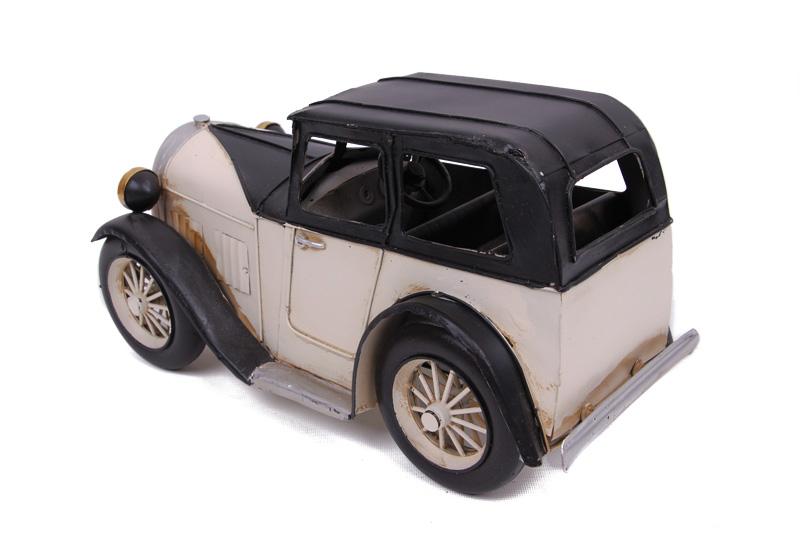 Vintage Dekoratif Black Bentley Siyah Beyaz Metal Klasik Araba