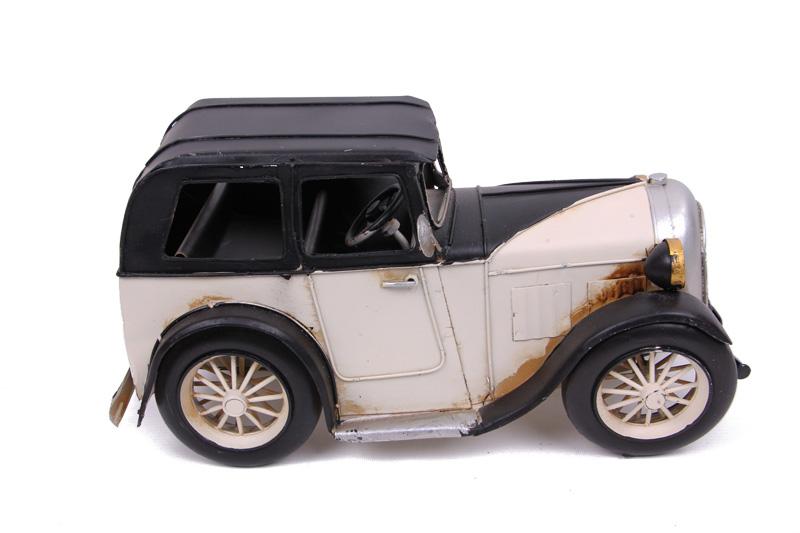 Vintage Dekoratif Black Bentley Siyah Beyaz Metal Klasik Araba