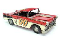 Vintage Dekoratif Kırmızı Metal Chevrolet Bella Air Klasik Araba