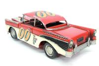 Vintage Dekoratif Kırmızı Metal Chevrolet Bella Air Klasik Araba