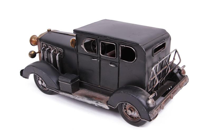 Vintage Dekoratif Metal Bentley Siyah Klasik Araç