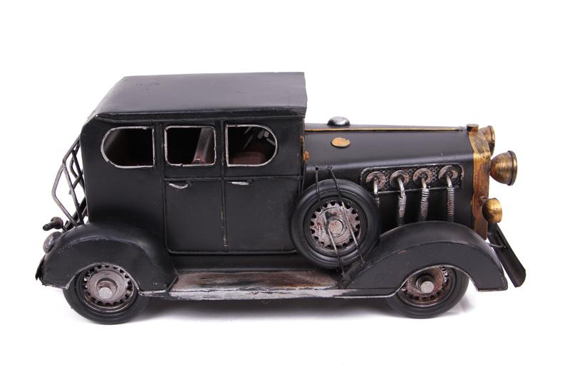 Vintage Dekoratif Metal Bentley Siyah Klasik Araç
