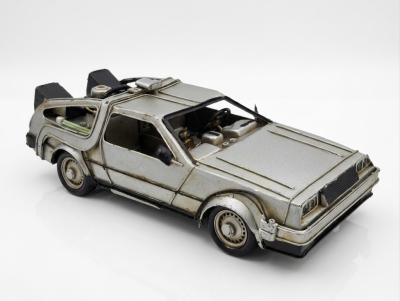 Dekoratif Metal Geleceğe Dönüş DeLorean Dmc-12 Araba