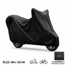 Motosiklet ve Scooter Koruma Brandası - Su ve Toz Geçirmez 180x120 cm Motosiklet ve Scooter Koruma Brandası - Su ve Toz Geçirmez 180x120 cm